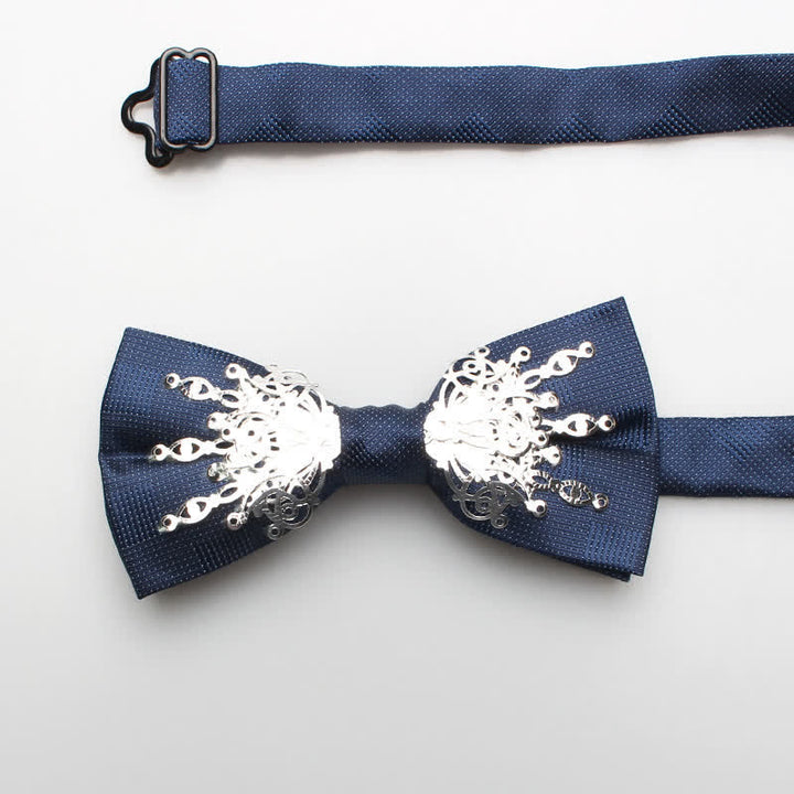 Men's Mosaic Bling Sunburst Bow Tie - image 9