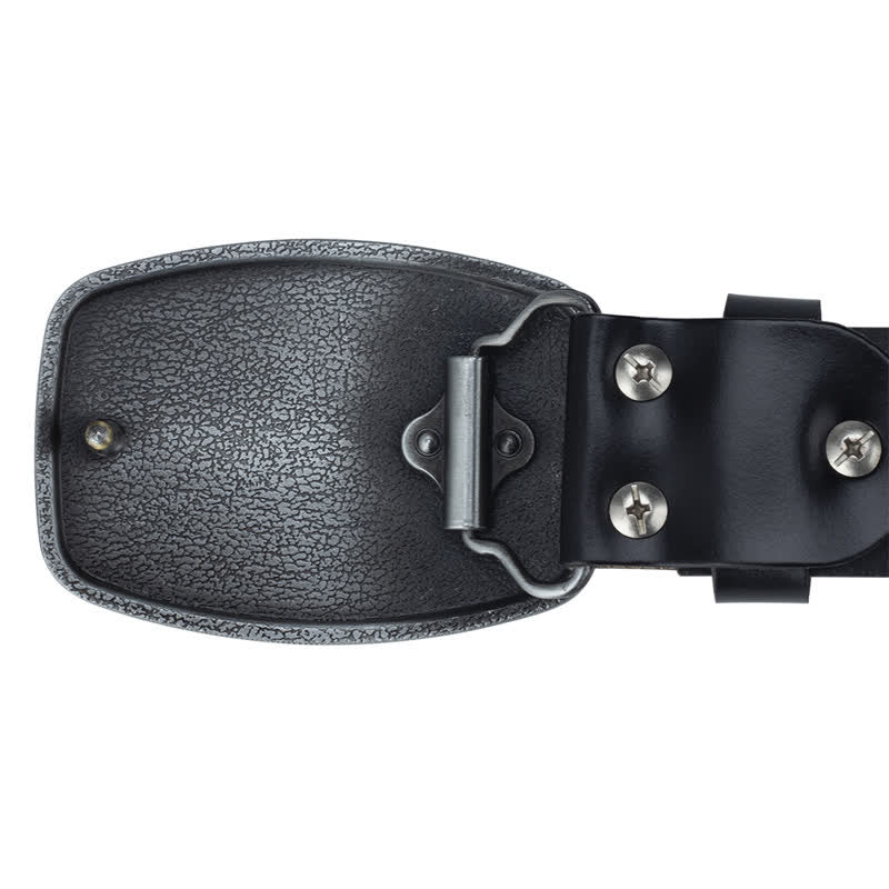 Men's Retro Eagle America's Freedom Leather Belt - image 4