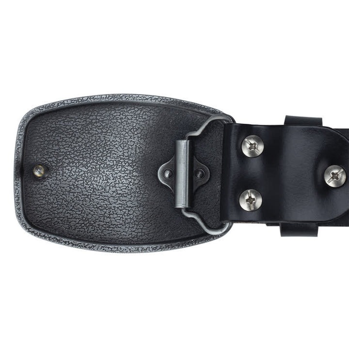 Men's Retro Eagle America's Freedom Leather Belt - image 4