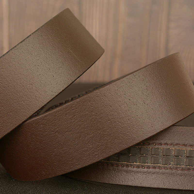 Men's Honor Male Lion Head Leather Belt - image 9