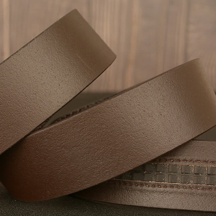 Men's Honor Male Lion Head Leather Belt - image 9