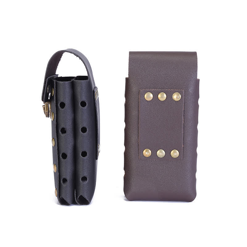 Vertical Double Layers Phone Case Belt Bag - image 5