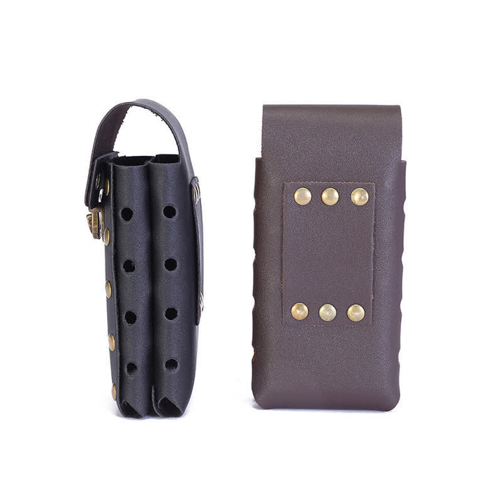 Vertical Double Layers Phone Case Belt Bag - image 5