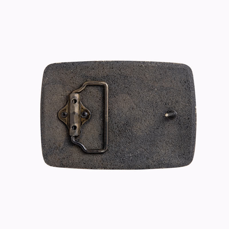 Men's DIY Soaring Eagle In Dreamy Sky Buckle Leather Belt - image 1