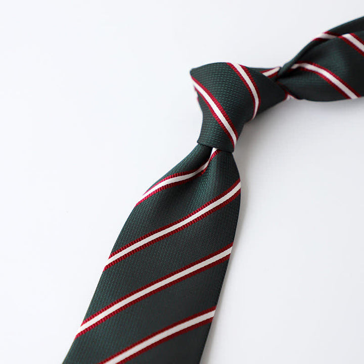 Men's Quiet Spring Green Necktie - image 7