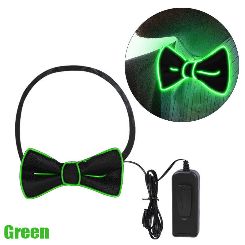 Men's LED Luminous Glowing Bow Tie - image 15
