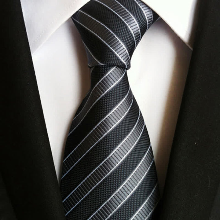 Men's Preppy Urban Striped Necktie - image 0