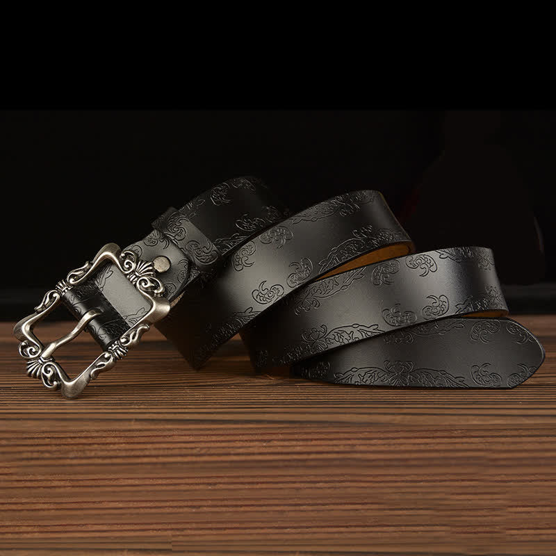 Women's Retro Floral Decorative Leather Belt - image 15