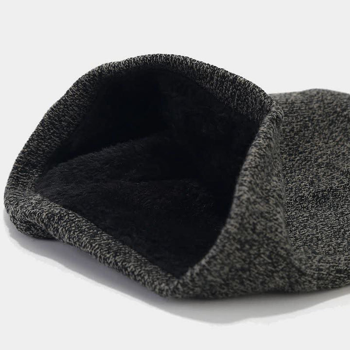 3Pcs Unisex Slouchy Warm Beanie Hat Scarf Gloves Set - image 6