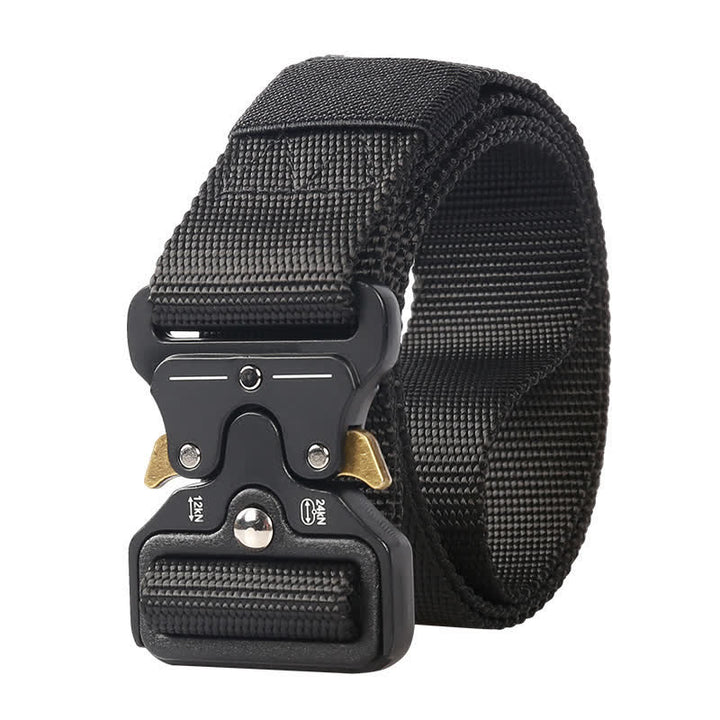 Men's Tactical Duty Adjustable Belt - Black - 50" - image 10