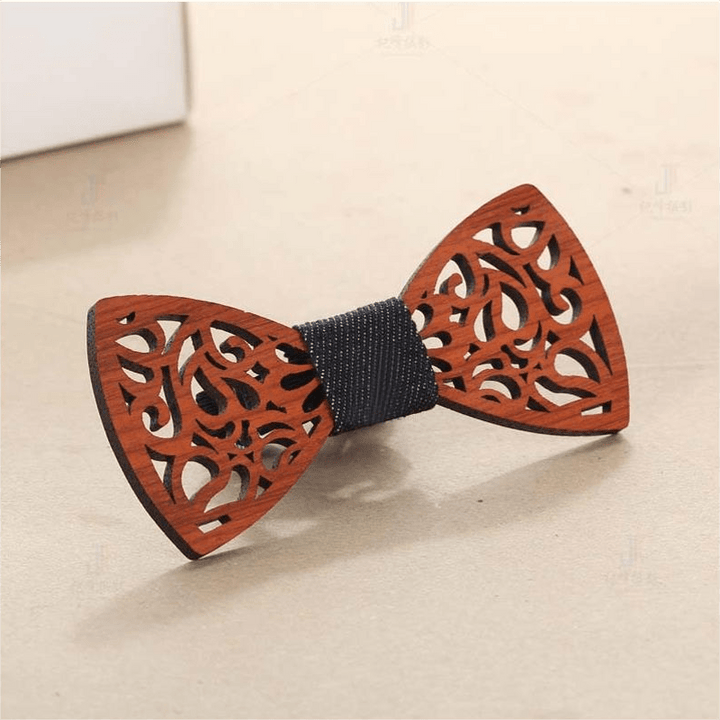 Men's Creative Funny Wooden Bow Tie - image 9