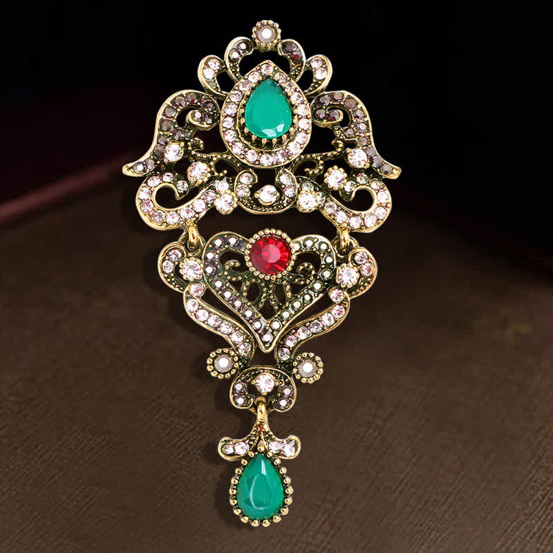 Women's Classical Waterdrop Banquet Brooch - image 2