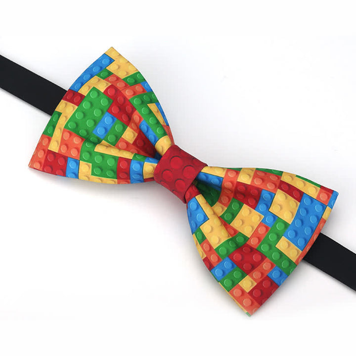 Men's Playful Toy Building Block Bow Tie - image 2