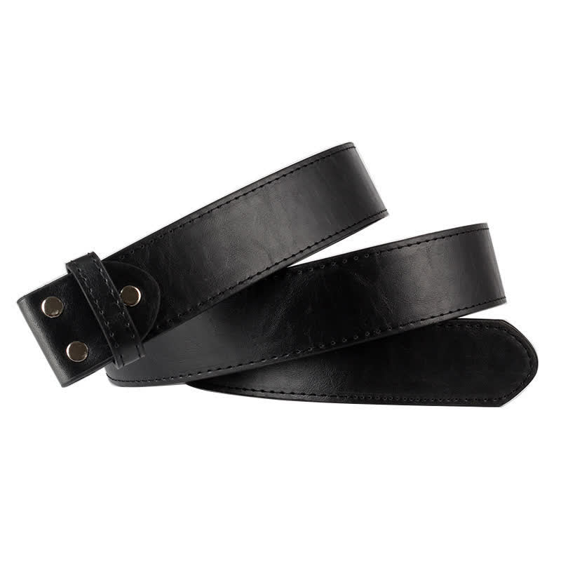 Men's DIY American Flag Cowboy Buckle Leather Belt - image 5