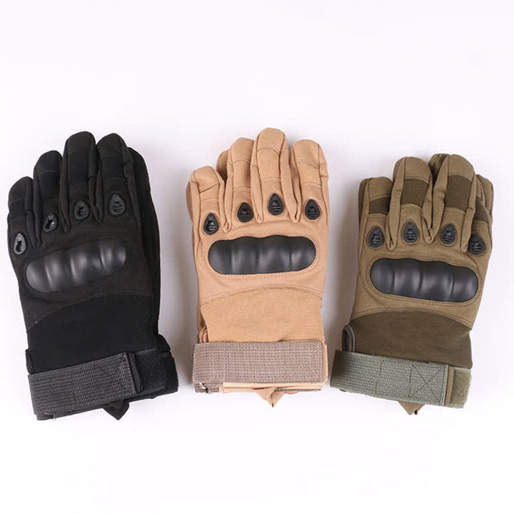 Motorcycle Riding Thicken Fleece-lined Tactical Gloves - image 4