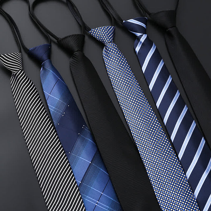Men's Official Zipper Tie Wedding Necktie - image 0