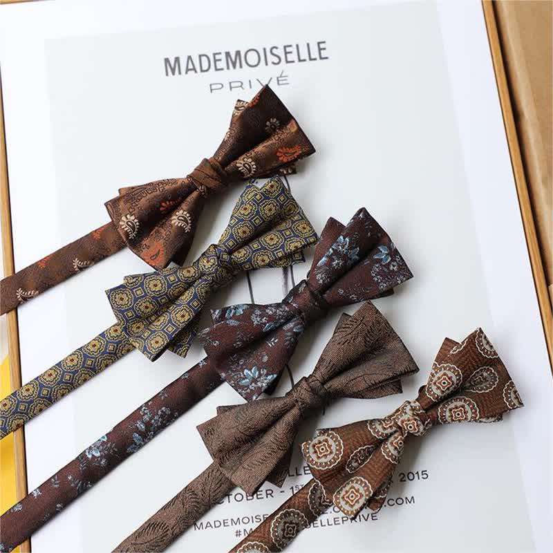 Men's Personality Lord Double Layers Bow Tie - image 0
