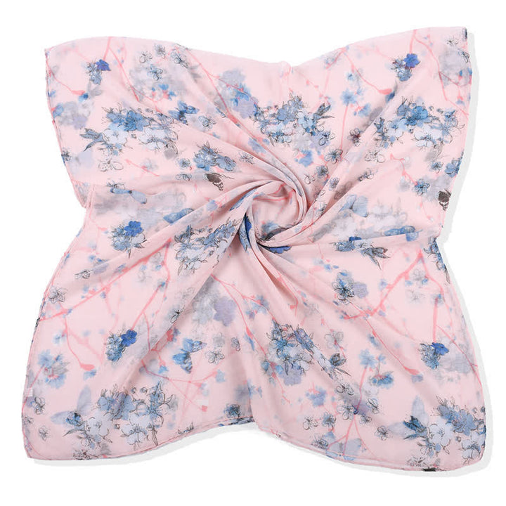Women's Elegant Vibrant Floral Long Wrap Scarf - image 2