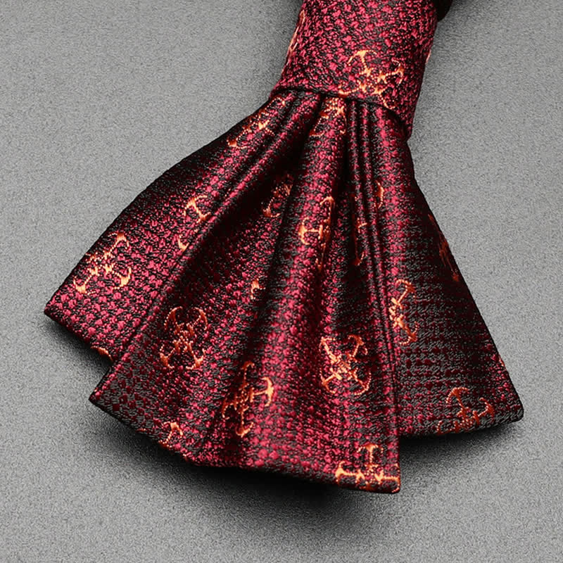 Men's Casual Burgundy Voyager Rudder Bow Tie - image 3