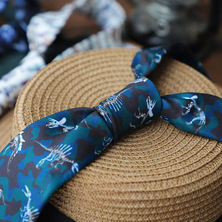 Men's Colourful Prehistoric Creatures Necktie - image 13