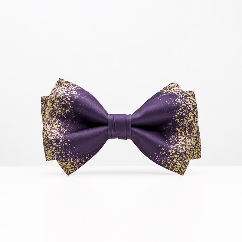 Men's Violet Resplendent Night Sky Bow Tie - Double-layer - image 0