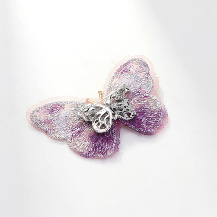 Women's Dreamy Embroidery Butterfly Brooch  - image 7