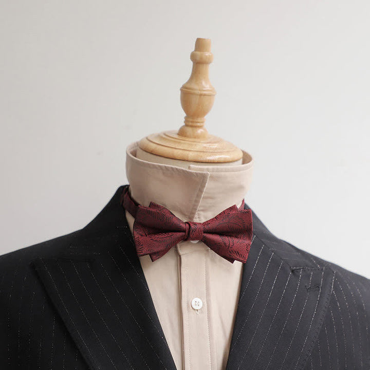 Men's Burgundy Series Gentleman Bow Tie - Style #1 - image 2