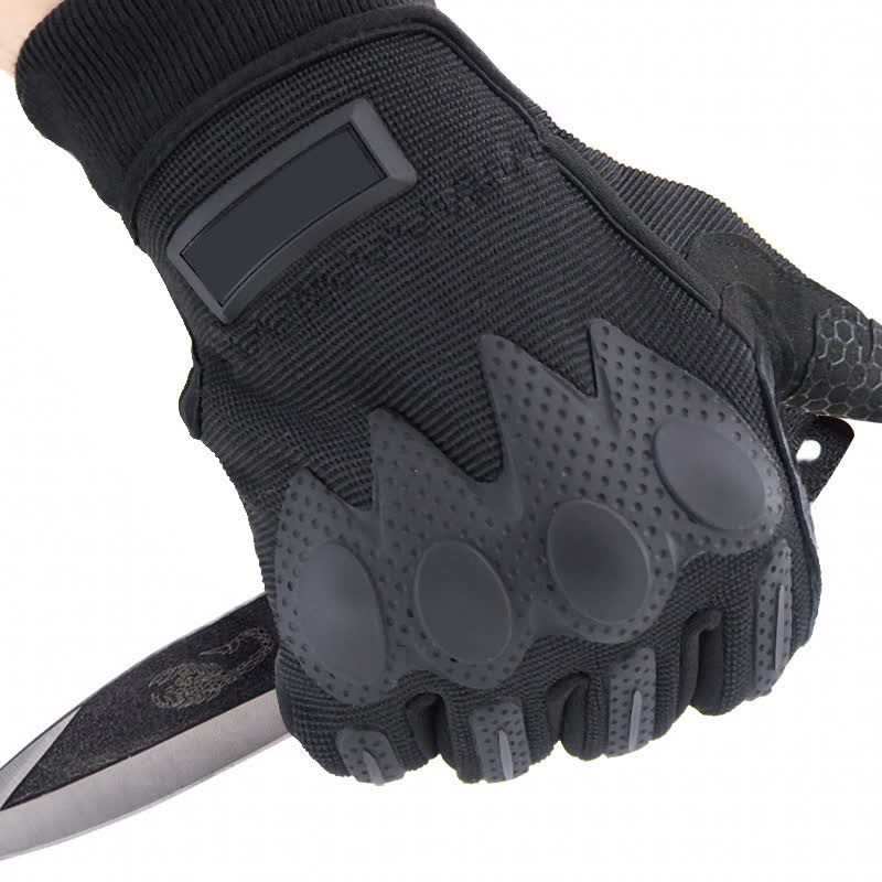 Outdoor Mountaining Full Finger Black Tactical Gloves - image 12