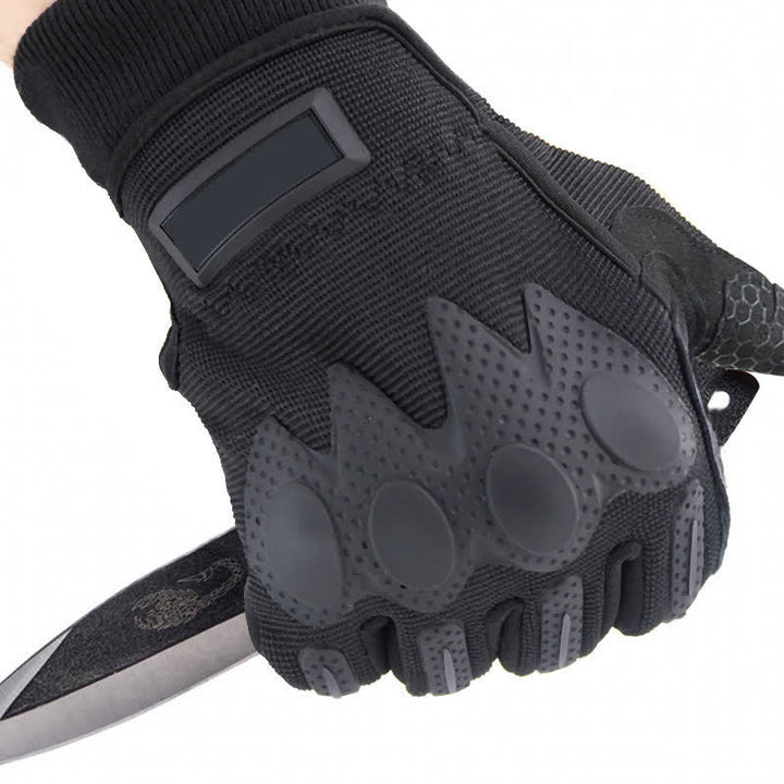 Outdoor Mountaining Full Finger Black Tactical Gloves - image 12