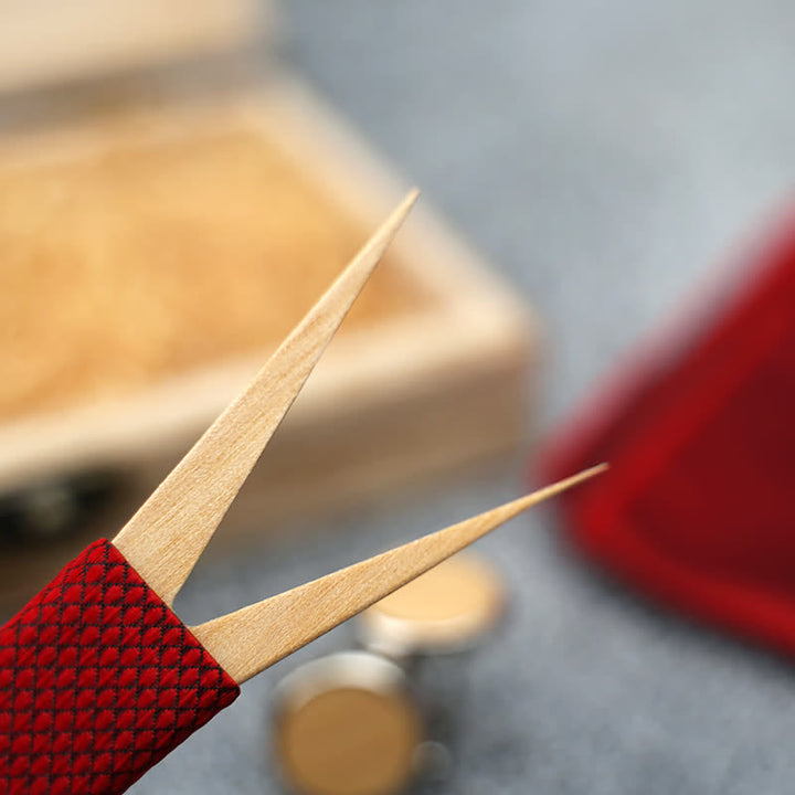3Pcs Men's Scissors Wooden Bow Tie Set - image 4