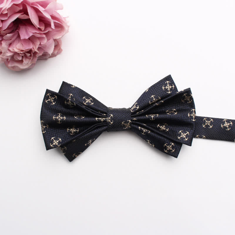 Men's Fangled Jacquard Texture Suit Bow Tie - # 18 - image 20