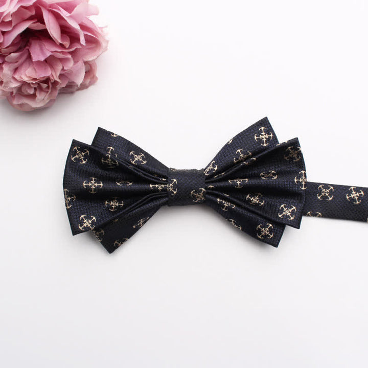 Men's Fangled Jacquard Texture Suit Bow Tie - # 18 - image 20