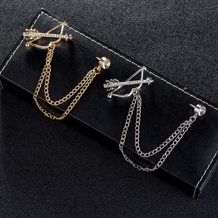 Men's Cupid Arrow Chain Brooch - image 1