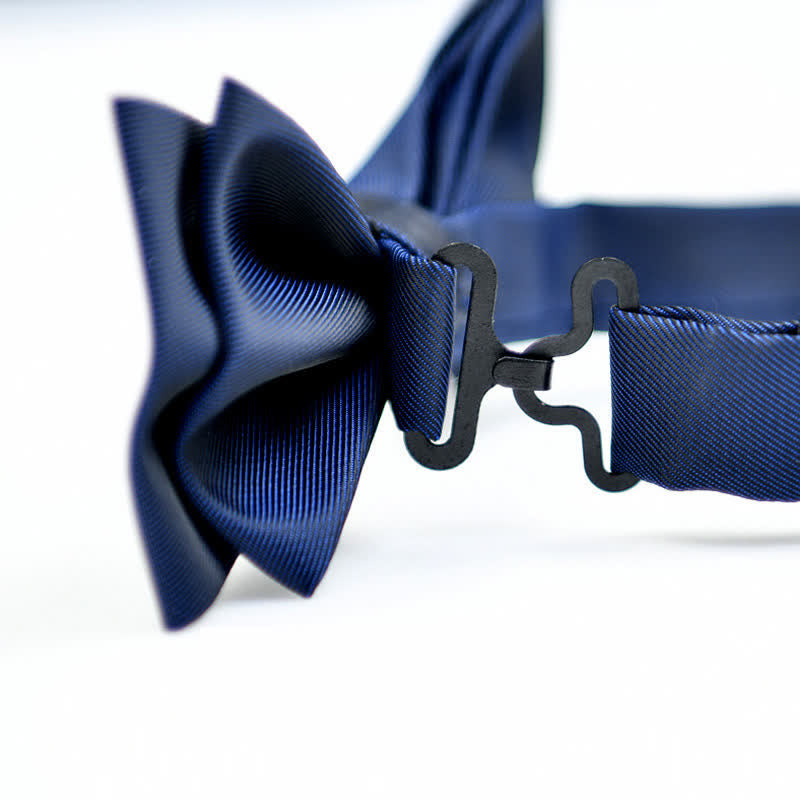 Men's Rhinestone Metal Matte Bow Tie - image 17