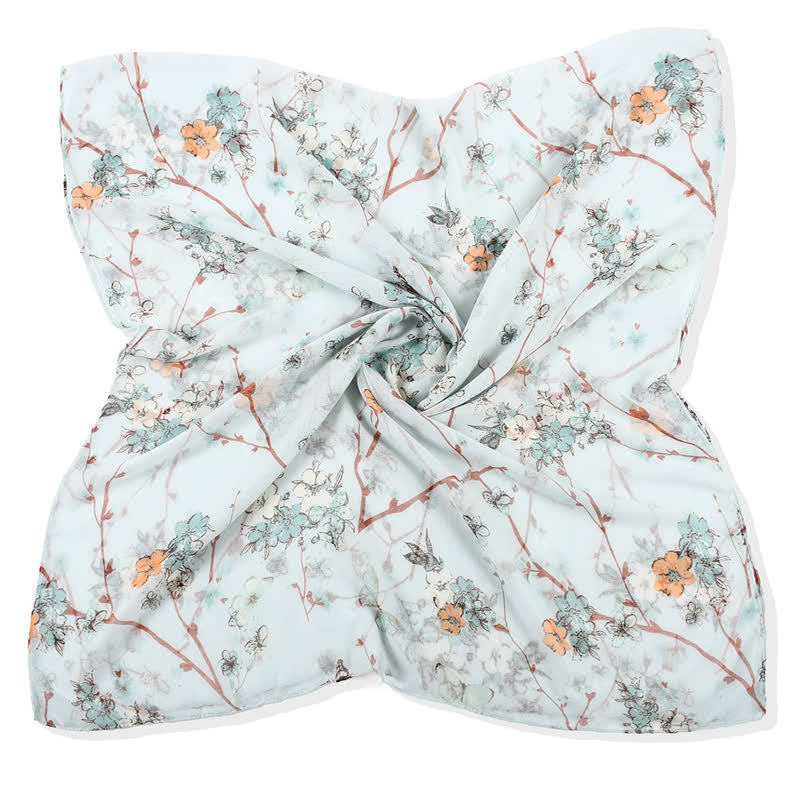 Women's Elegant Vibrant Floral Long Wrap Scarf - image 18