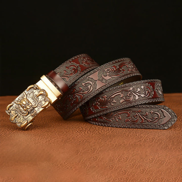 Men's Mighty Dragon Claw Leather Belt - image 4