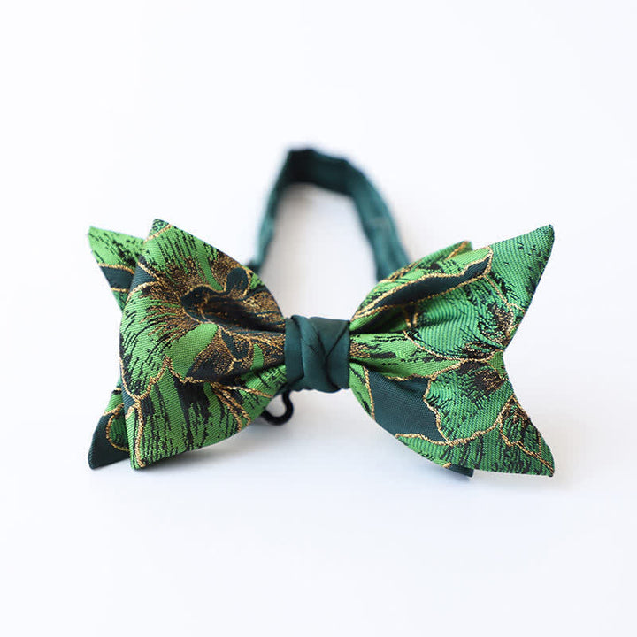 Men's Green Series Gold Tone Koi Bow Tie - Style #1 - image 2