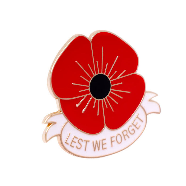 3Pcs Unisex Lest We Forget Poppy Brooch - image 10