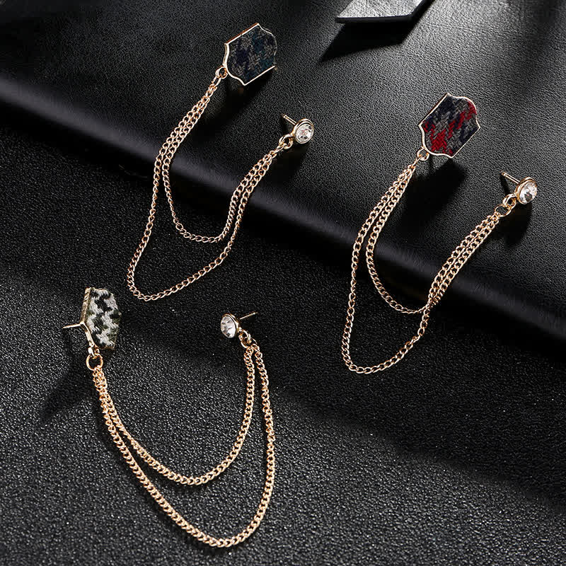 Men's British Cloth Personality Brooch - image 1