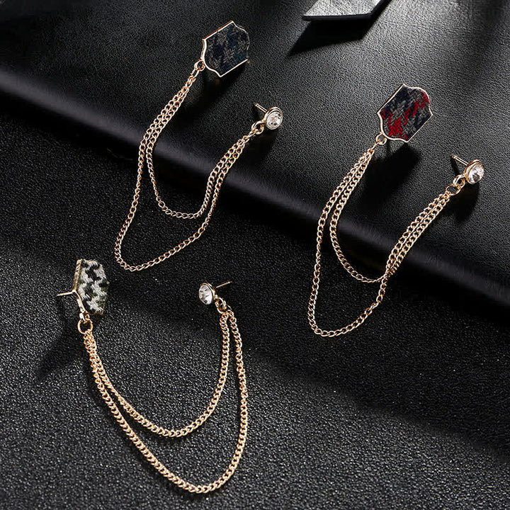 Men's British Cloth Personality Brooch - image 1