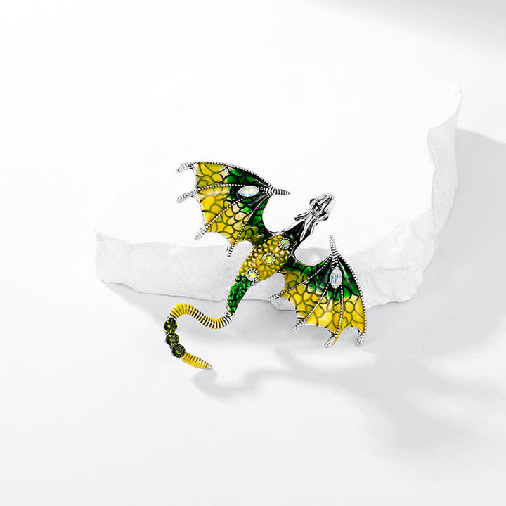 Unisex Legand Flying Dragon Brooch - image 7