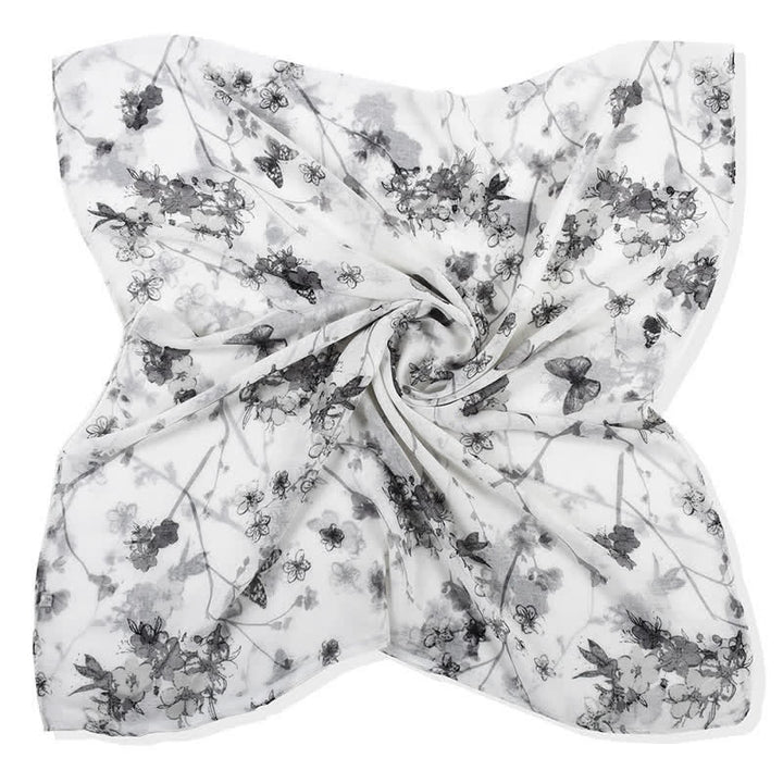 Women's Elegant Vibrant Floral Long Wrap Scarf - image 14