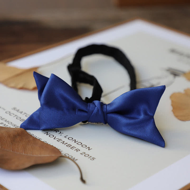 Men's Personality Narrow Style Bow Tie - Royal - image 12