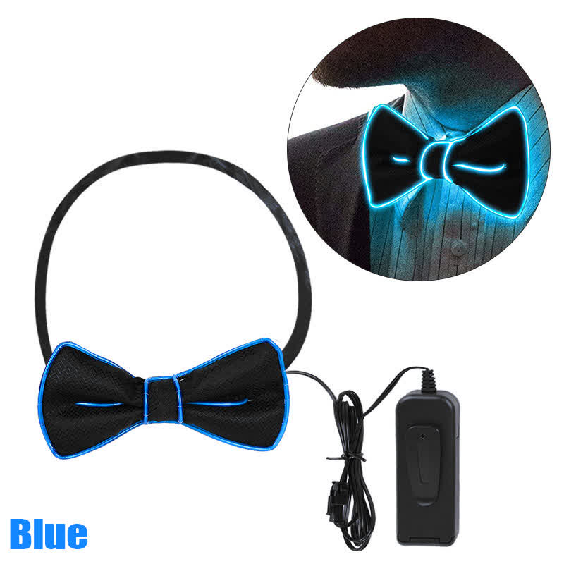 Men's LED Luminous Glowing Bow Tie - image 21