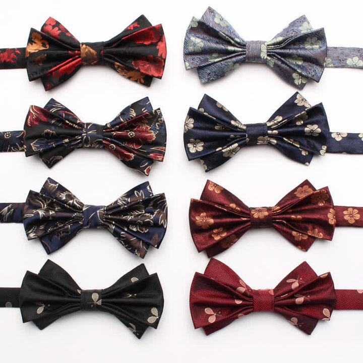 Men's Fangled Jacquard Texture Suit Bow Tie - image 3