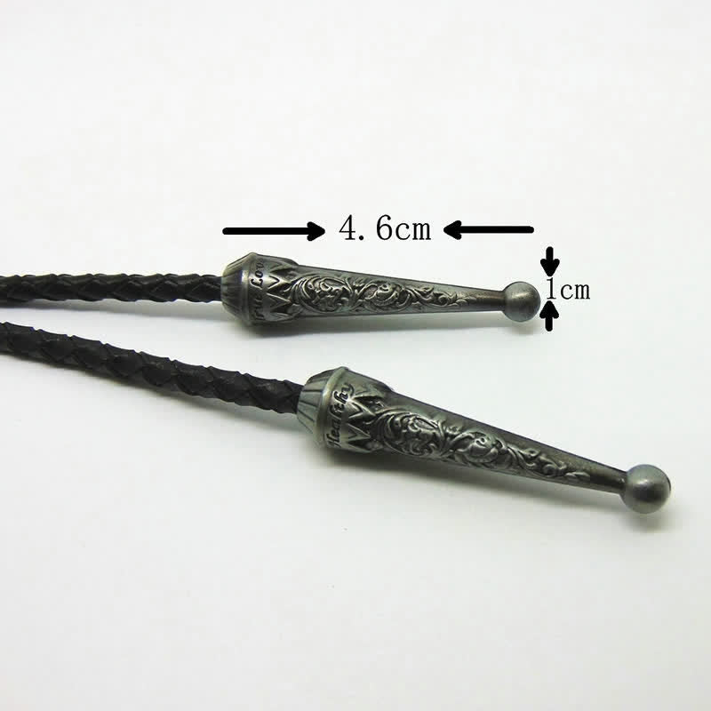 Native Western Vintage Tribal Flying Eagle Bolo Tie - image 5