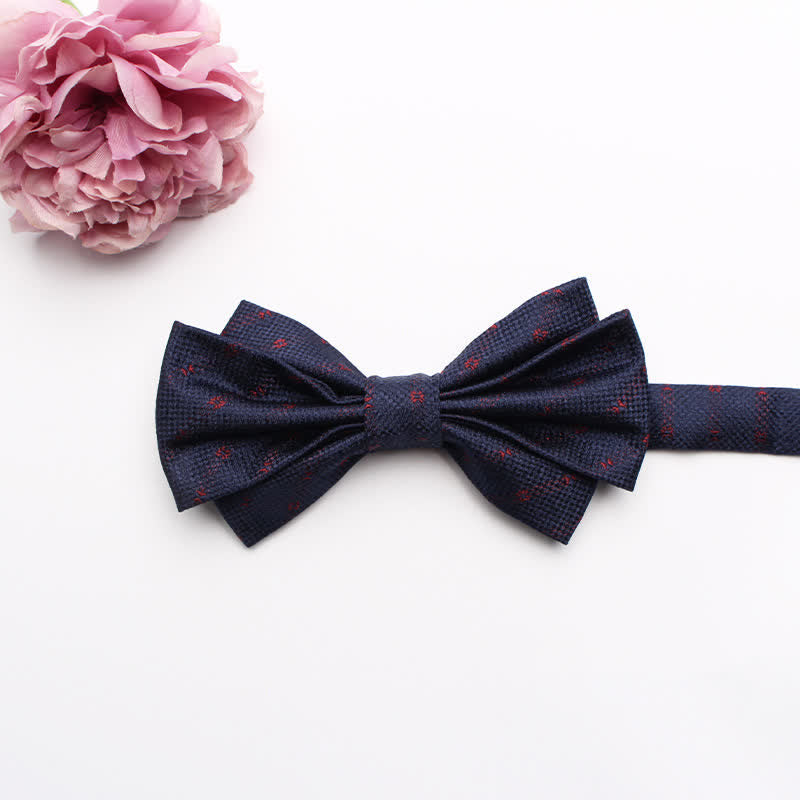 Men's Fangled Jacquard Texture Suit Bow Tie - # 11 - image 13