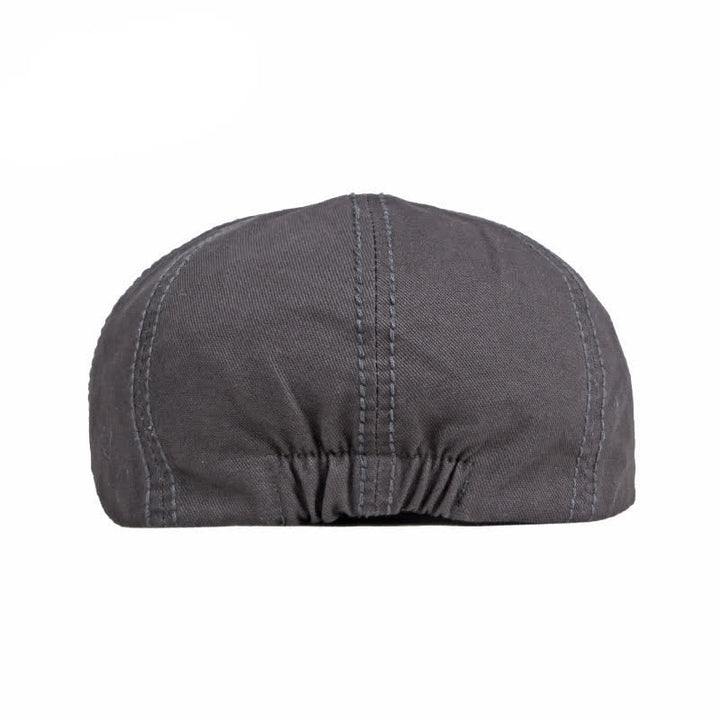 Casual Solid Color Cotton Daily Beret Cap - image 6