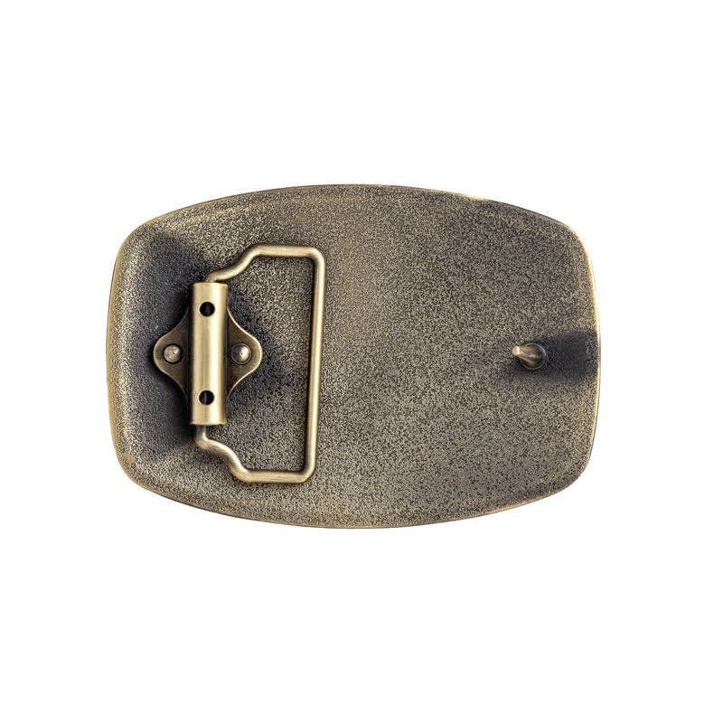 Men's DIY Eagle America's Freedom Buckle Leather Belt - image 4