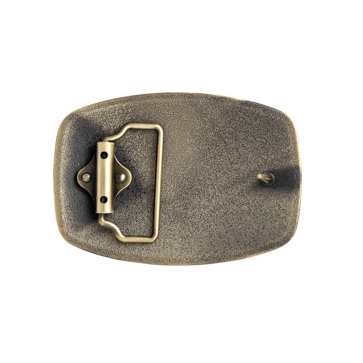 Men's DIY Eagle America's Freedom Buckle Leather Belt - image 4